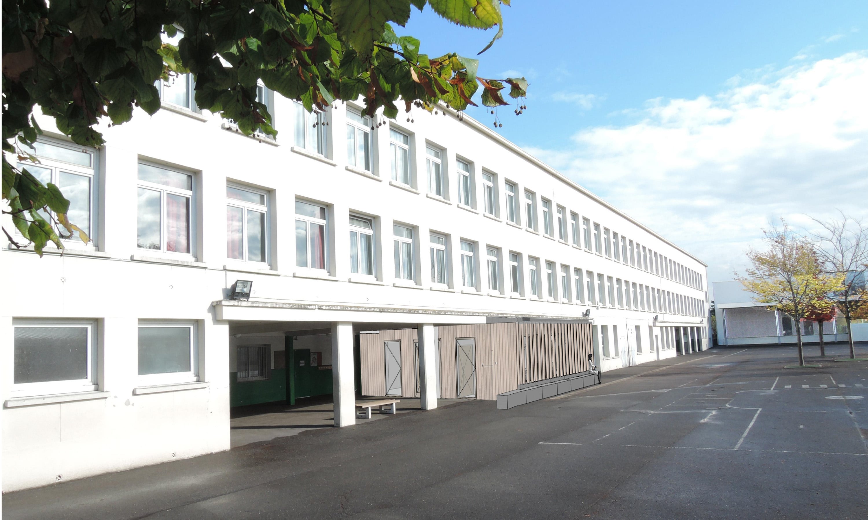 Restauration Groupe Scolaire Louis Pasteur  Le Vingt Huit Architectes